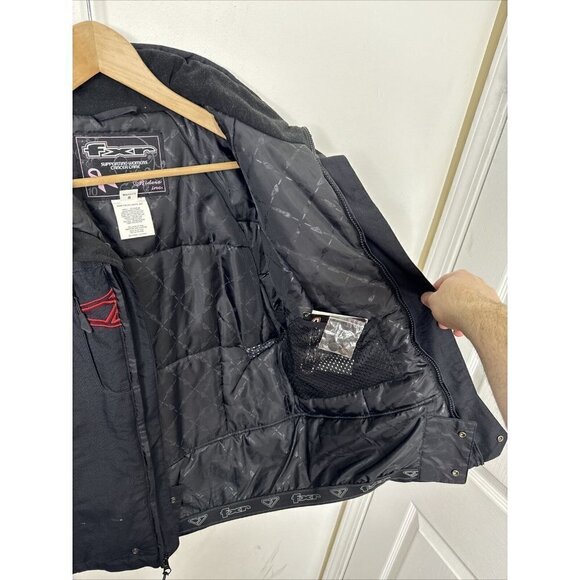 FXR Woman 8 Crush Inked Jacket Snowmobile Black White Winter Coat - Picture 8 of 12